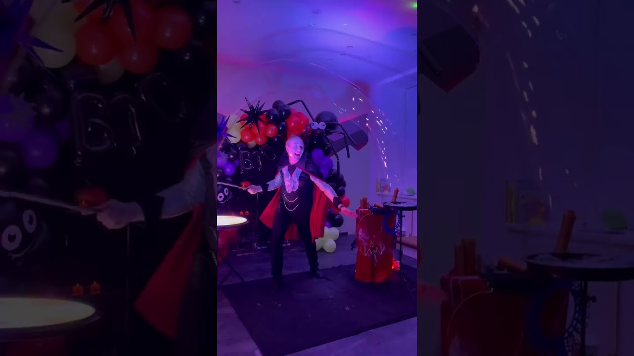 Halloween Dracula with Bubbles – Austria 2025 🎃  #halloween2025  #bubbleshow