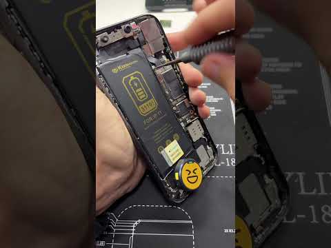 O iphone mais danificado que eu já vi.   #shorts #iphone #asmr #assistenciatecnica