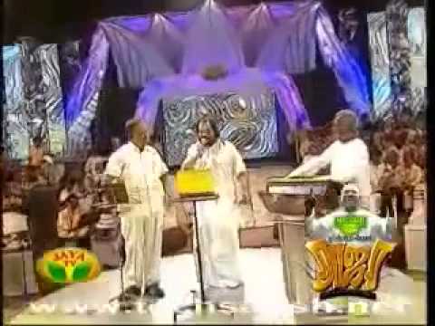 Yesudas and SPB on stage