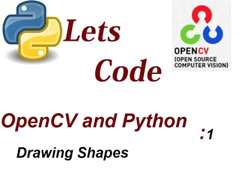 Python OpenCV Drawing Shapes 1