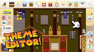 What if Mario Maker 2 Had a Background Creator?! [Theme Editor]