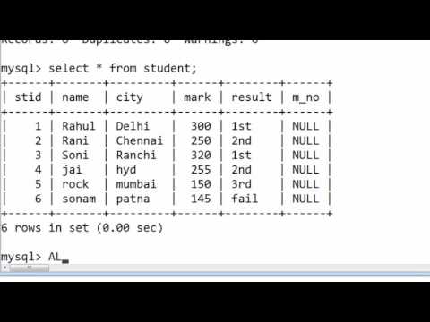 1 Introduction to SQL Hindi