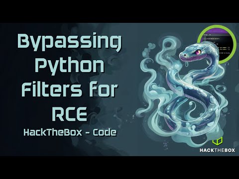 Bypassing Python Filters Code Hackthebox