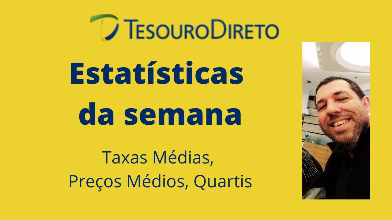 Estatísticas para o Tesouro Direto: vários títulos voltando aos pontos mais elevados de taxa!