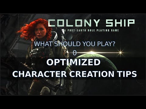 GOOD IN-DEPTH CHARACTER CREATION GUIDE COLONY SHIP RPG UNDERDOG DIF