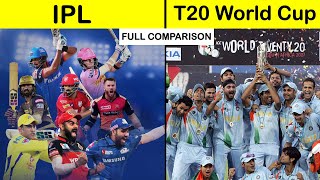 IPL vs ICC T20 World Cup Full Comparison unbiased in Hindi | T20 world cup vs IPL