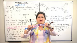 Hindi -XI -13 #15 - Alkenes - Structure Of Double Bond