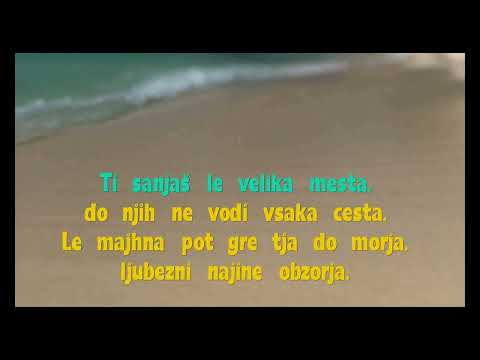 Helena Blagne in Nace Junkar - Vrniva se na najino obalo (Karaoke Video)
