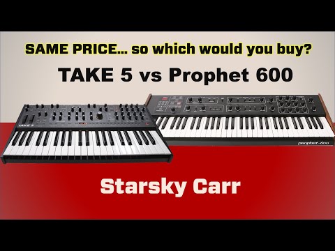 Vintage vs Modern Synths // SEQUENTIAL TAKE 5 up against the Prophet 600