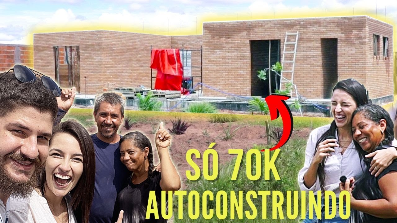 ECONOMIZANDO MUITO CONSTRUINDO A PRÓPRIA CASA EM TIJOLO ECOLÓGICO CAMOCIM CEARÁ