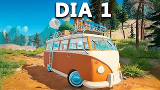 UM BELO JOGO DE SOBREVIVÊNCIA ONDE VOCÊ MORA NUMA KOMBI E CONSTROI NELA