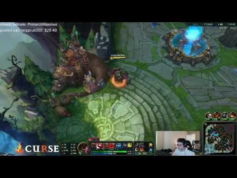 Dyrus as Malphite vs Fiora Top   S6 Challenger Ranked Gameplay