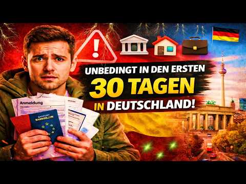 SCHRITT FÜR SCHRITT: So organisierst du dein Leben in den ersten 30 Tagen in Deutschland