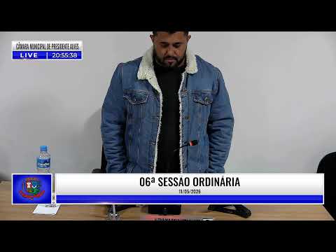 TV CÂMARA PRESIDENTE ALVES - 06ª SESSÃO ORDINÁRIA