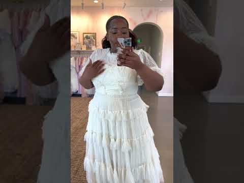 Whimsical Dress Try On 1X