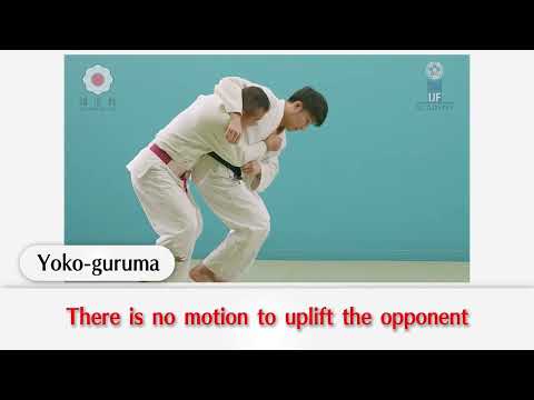 Yoko guruma & Daki wakare — judo technique demonstration