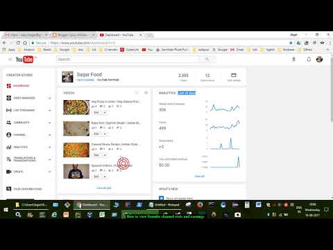How to view Youtube channel stats and earnings | View Youtube analytics
