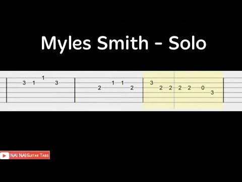 Myles Smith - Solo | Guitar Tab Tutorial