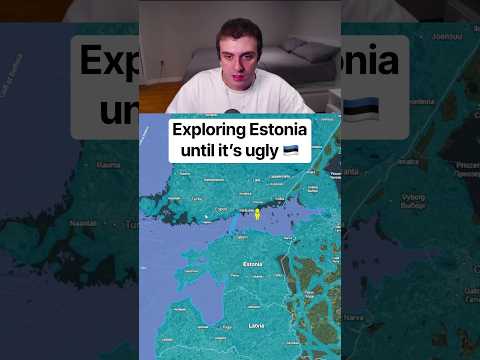 Exploring Estonia until it’s ugly 🇪🇪 #travel #googleearth #estonia #europe #geoguessr