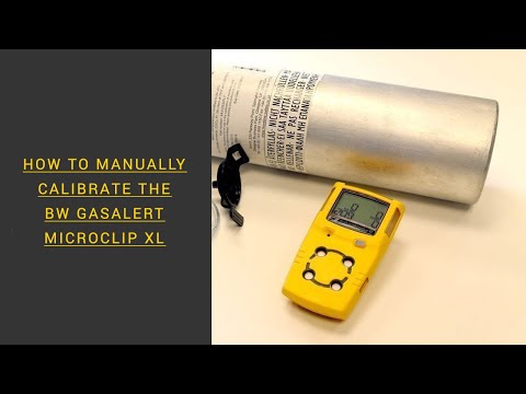 BW GasAlertMicroClip XL – How to Manually Calibrate