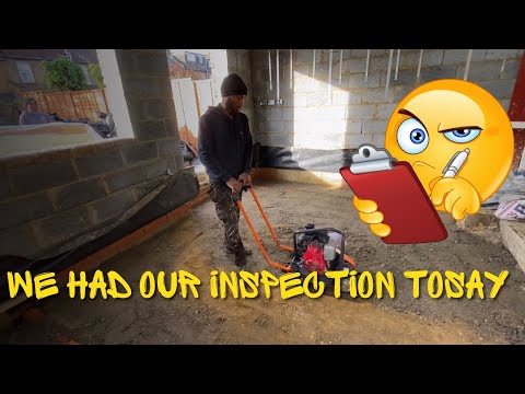 London extension build - Ep 42 - oversite inspection day
