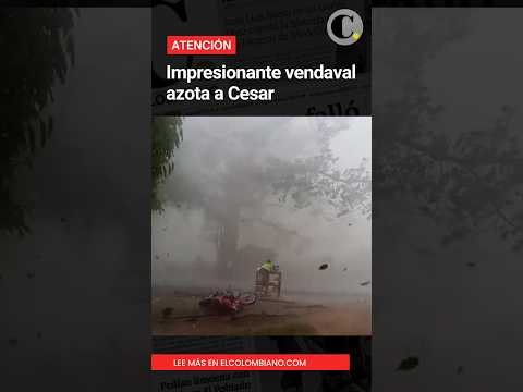 Fuerte vendaval devasta el corregimiento de Casacará en el Cesar: más de 500 familias damnificadas