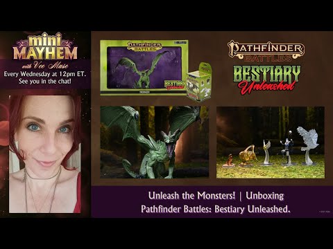 Unleash the Monsters! | Unboxing Pathfinder Battles: Bestiary Unleashed