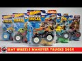 Unboxing 6 New 2024 Hot Wheels Monster Trucks