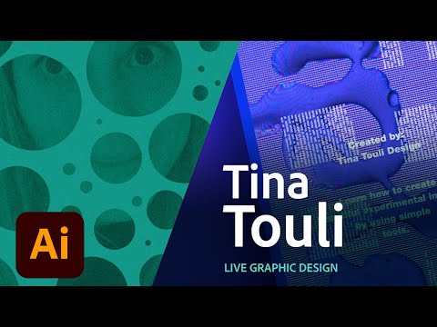 Graphic Design - Tina Touli creates a poster live 2/3 | Adobe Creative Cloud