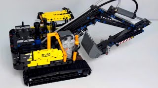 How to Build & Motorize LEGO Technic 42175 Volvo EC230 Electric Excavator MOC Part 3 RC Mod (2024)