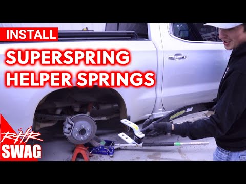 SuperSprings Load Leveling Helper Springs on Your Chevy SIlverado