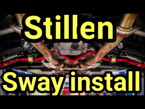 DIY q50 / q60 Stillen rear sway bar install
