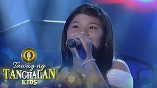 Tawag ng Tanghalan Kids: Reign Curthney | Tanging Mahal
