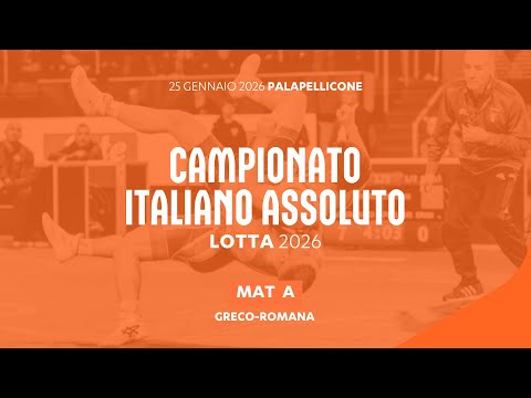 🔴 LOTTA 🤼‍♂️ Campionato Italiano Assoluto 2026 GR 🇮🇹 Day2 MatA