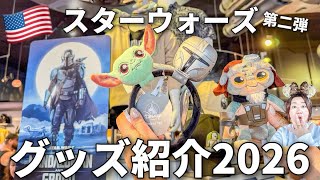 【海外ディズニー】パークで買える”公式”のマンダロリアン&スターウォーズグッズが最高すぎた!|グッズ紹介第二弾|2026|Star Wars Merch at Disneyland