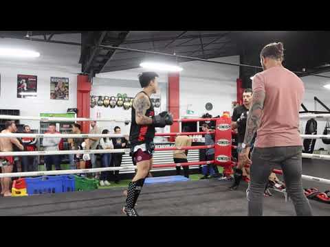 Riddlers Sparring event Brian vs Cody