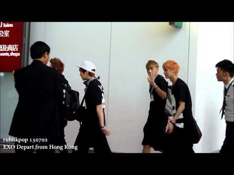 130702 EXO depart from Hong Kong