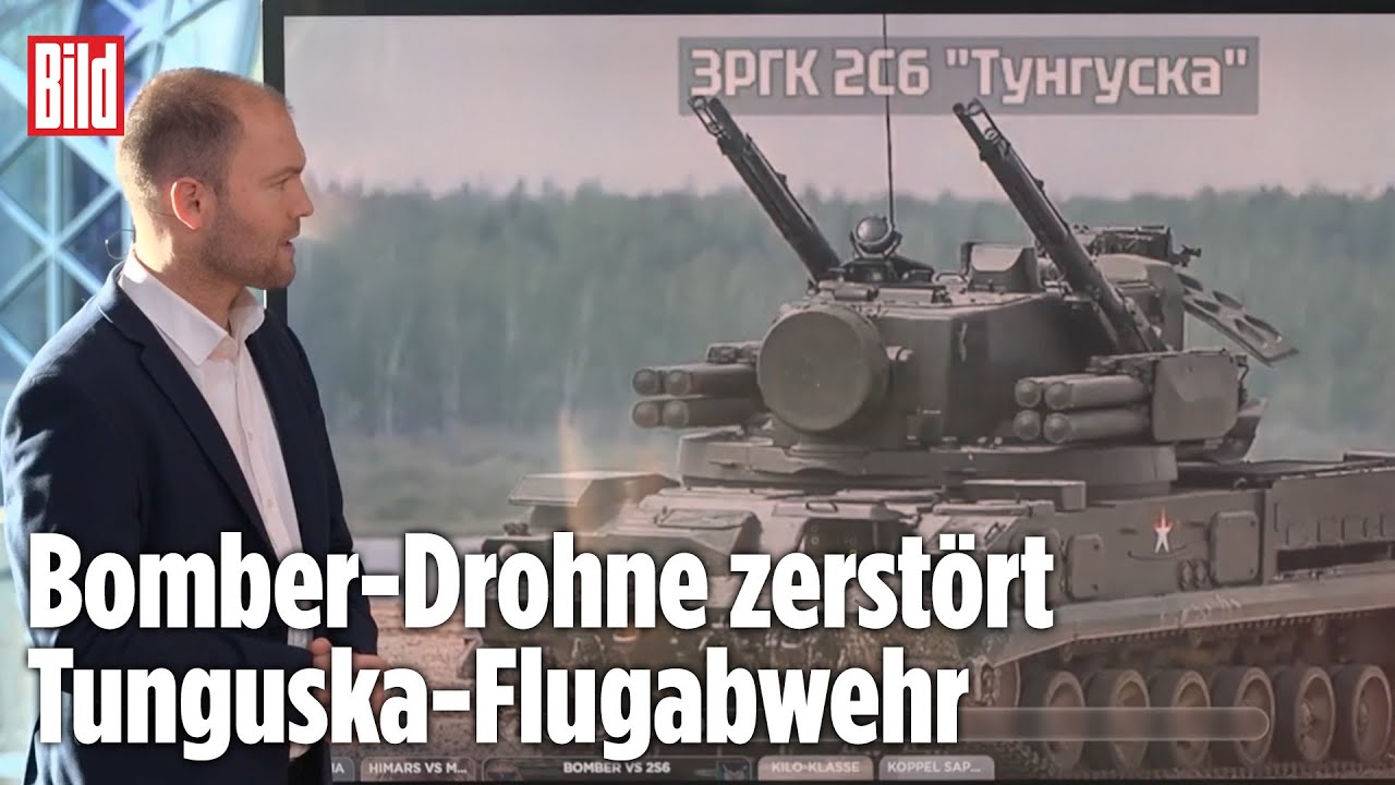 Ukraine-Drohne trifft russisches U-Boot der Kilo-Klasse | BILD-Lagezentrum