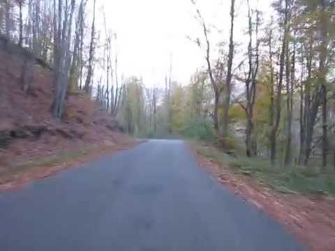 Coborârea pe DC115B spre Măgureni (Prahova)