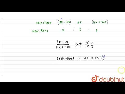 Ein Betrag (in Rs.) wird zwischen A, B und C im Verhältnis 9:6:11 aufgeteilt. Wenn A 500 Rs. gibt...