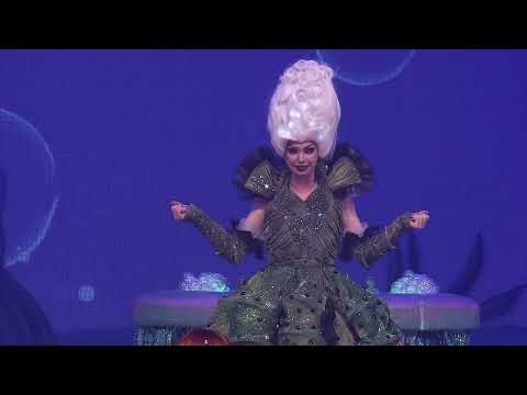 Screenshot from Poor Unfortunate Souls song text video by Original Broadway Cast of The Little Mermaid