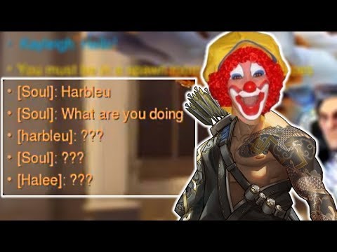 enemy hanzo asks harb what he's doing - Overwatch