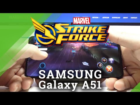 Marvel Strike Force GamePlay on SAMSUNG Galaxy A51 - Performance Checkup & Game Settings