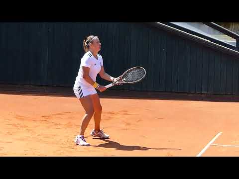 Tennis Spiel Juni 2023 auf Sand Frauen Bundesliga Ylena In-Albon vs. Maryna Zanevska