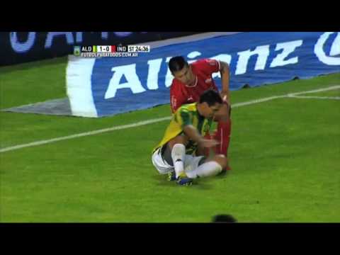 Sand tuvo el segundo. Aldosivi 1 - Independiente 0. Fecha 29. Primera División 2015. FPT