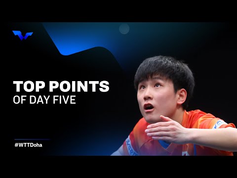 INSANE TABLE TENNIS RALLIES | Day Five | WTT Star Contender Doha 2021
