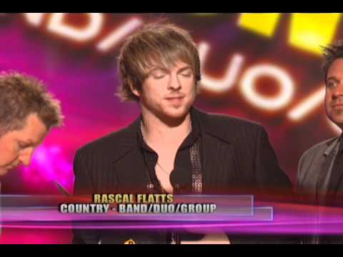 Rascal Flatts Wins Favorite Country Band, Duo or Group - AMA 2008