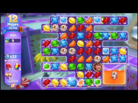 Wonka's World of Candy Level 623 - NO BOOSTERS + FULL STORY 🍫 | SKILLGAMING ✔️