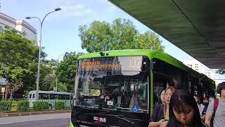 (SBST) SG3449H On Service 102 Departing Bus Stop Opposite Sengkang MRT