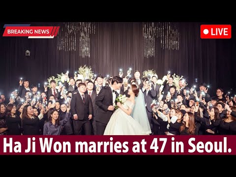 Breaking News! Ha Ji Won gets married at the age of 47 in Seoul, South Korea.